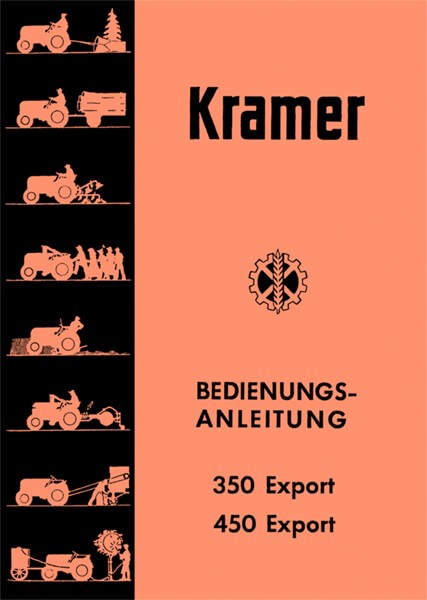 Kramer 350 und 450 Export Betriebsanleitung