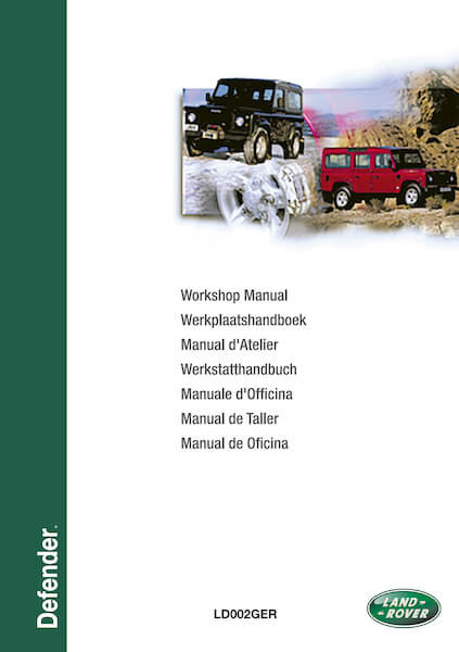 Werkstatthandbuch Defender bis 300Tdi | AKB0001B Werkstatthandbuch Defender bis 300Tdi | AKB0001B