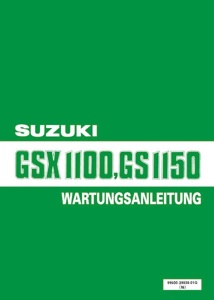 Suzuki GSX1100 und GS1150 Reparaturanleitung