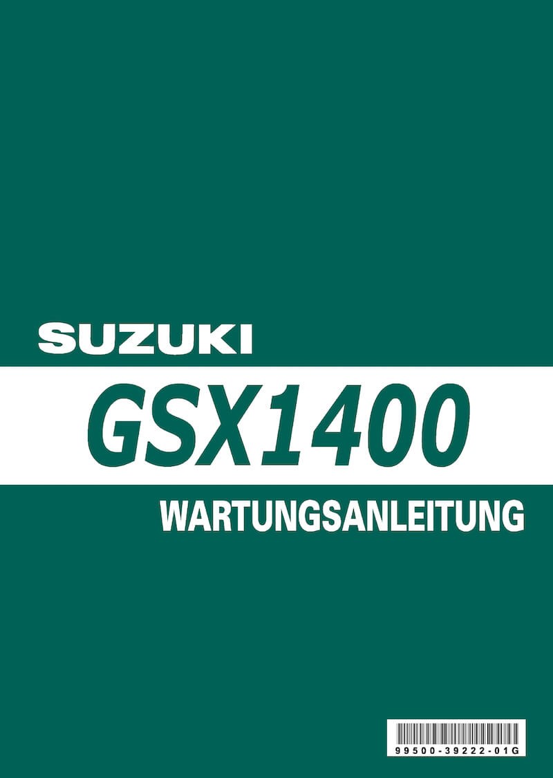 Suzuki GSX1400 Reparaturanleitung