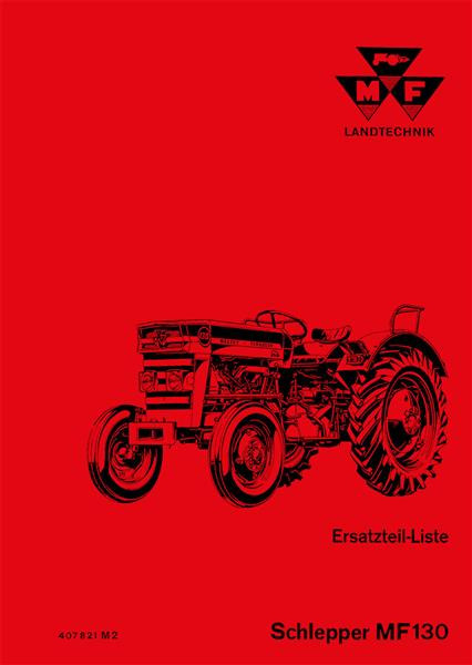 Massey-Ferguson MF 130 Ersatzteil-Liste