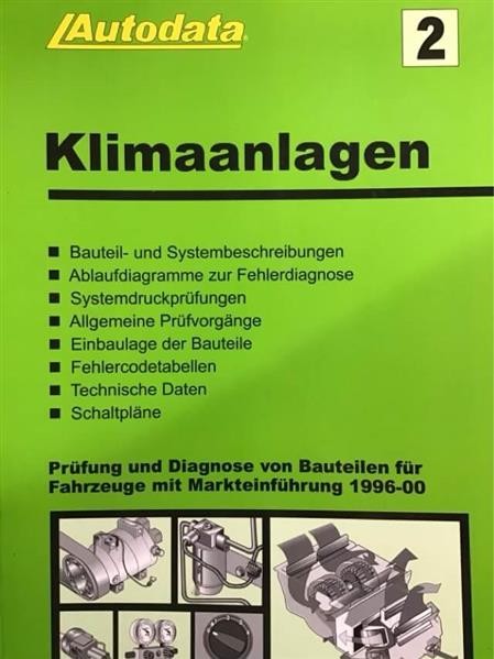 Autodata Klimaanlagen 2 - PkW 1996-2000