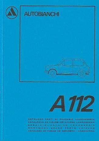 Autobianchi A 112 Karosserie Ersatzteilkatalog