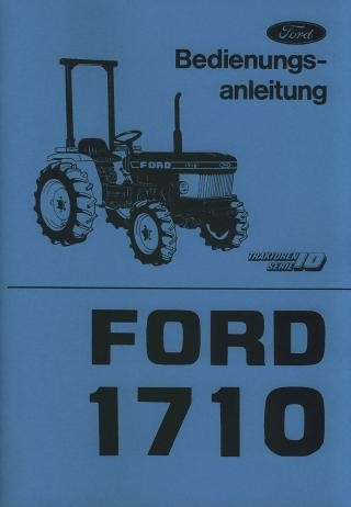 Ford 1710 (Serie 10) Betriebsanleitung