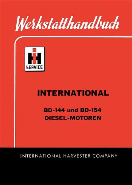 IHC BD-144 und BD 154, Diesel-Motoren, Werkstatthandbuch