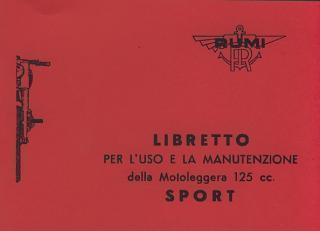 Rumi 125 Sport (Motorrad) Betriebsanleitung