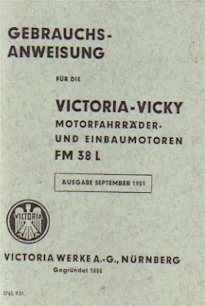 Victoria Vicky Betriebsanleitung