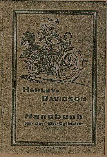 Harley-Davidson Handbuch für den Ein-Cylinder