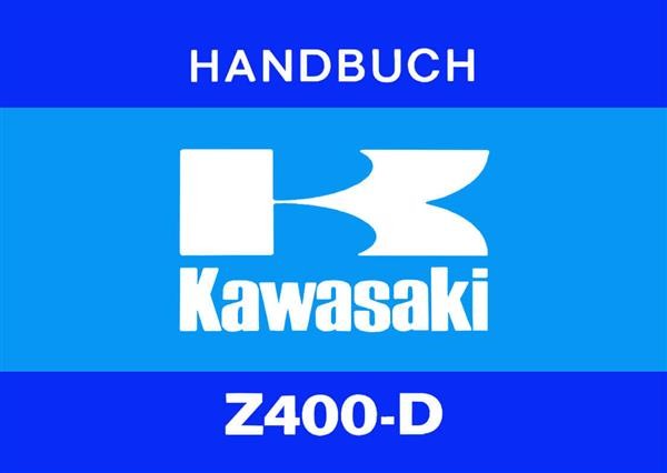 Kawasaki Z400-D Betriebsanleitung