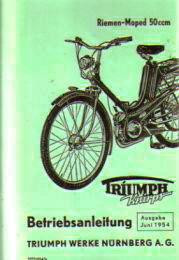 Triumph Knirps Betriebsanleitung