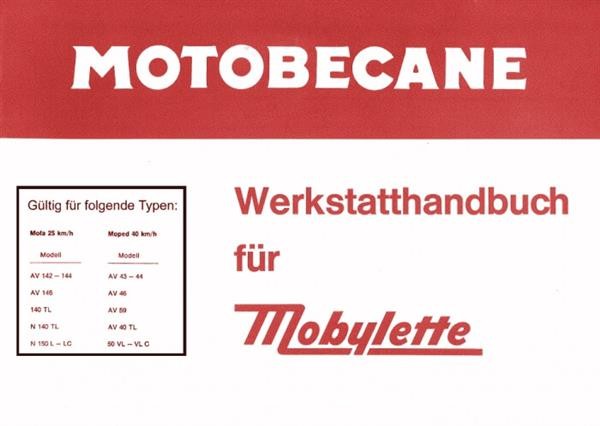 Motobecane Werkstatthandbuch für Mobylette