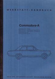Opel Commodore A GS, GS/E, Reparaturanleitung