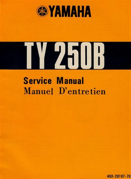 Yamaha TY 250 B Service Manual