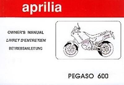 Aprilia Pegaso 600 Betriebsanleitung