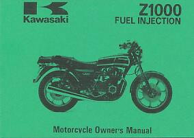 Kawasaki Z1000 Owners Manual