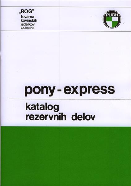 ROG Pony Express katalog rezervnih delov