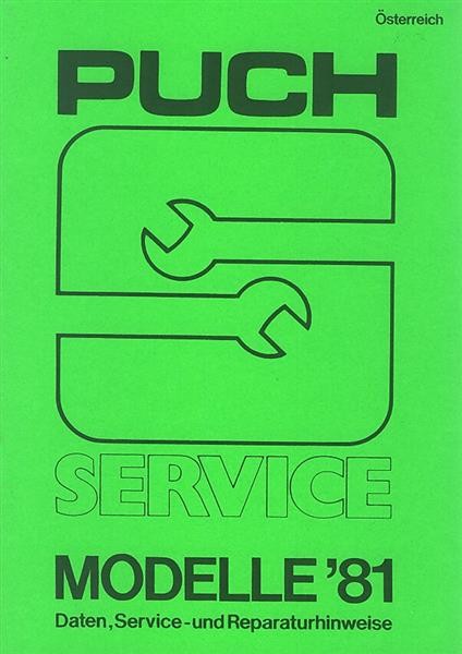 Puch Service-Modelle 1981 (Österreich)