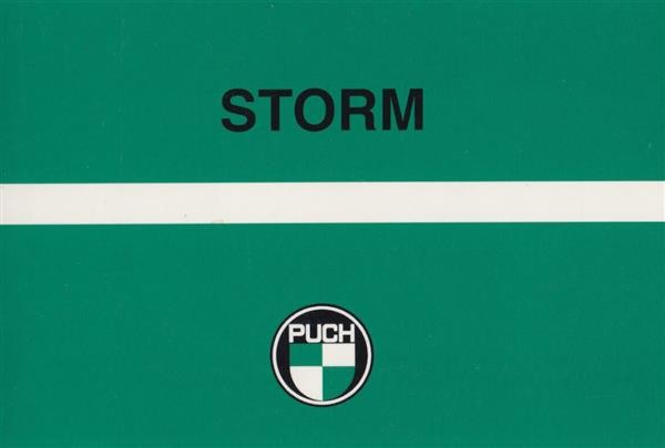 Puch Storm, Betriebsanleitung