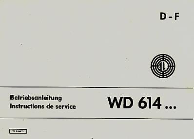 Steyr Stationärmotor WD 614, Betriebsanleitung