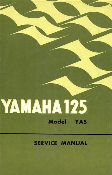 Yamaha 125 Model YA5, Service Manual