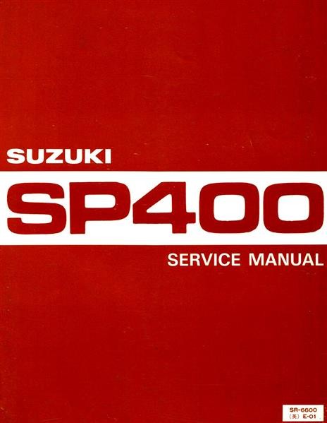 Suzuki SP400 Service Manual