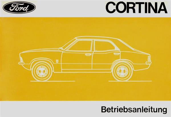Ford Cortina, Betriebsanleitung