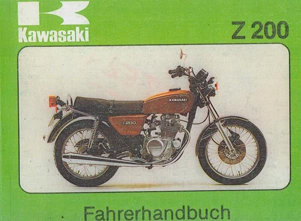 Kawasaki Z 200, Fahrer-Handbuch