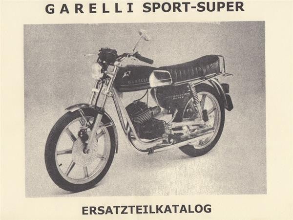 Garelli Sport-Super Ersatzteilkatalog