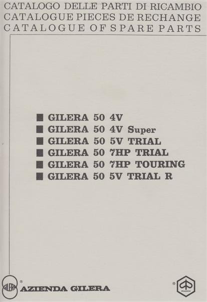 Gilera 50 Spare Parts Catalogue