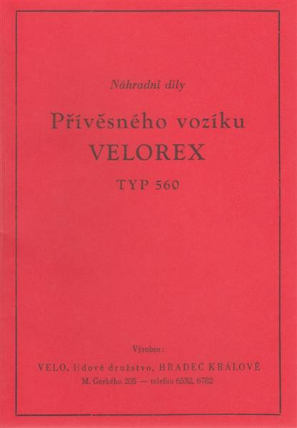 Velorex Typ 560, Ersatzteilkatalog