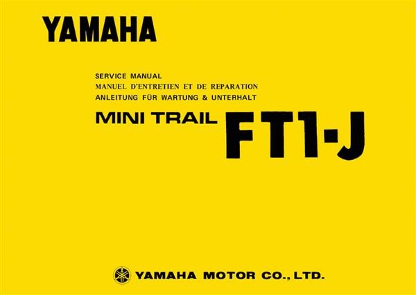Yamaha Mini Trail FT1-J Reparaturanleitung