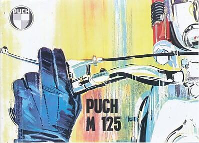 Puch M 125 Prospekt Reproduktion