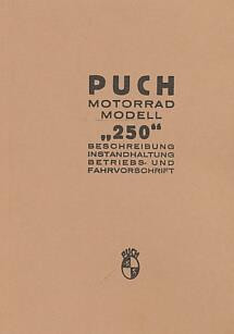 Puch 250 Betriebsanleitung