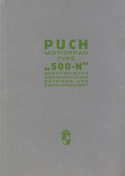 Puch 500 N Betriebsanleitung