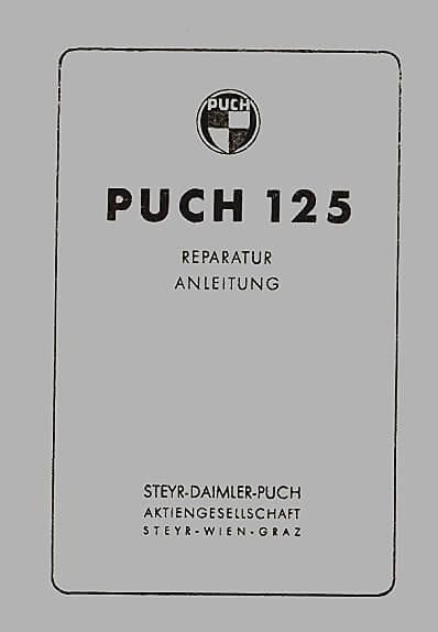 Puch 125 Touren, Reparaturanleitung