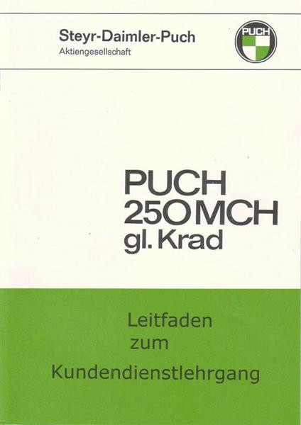 Puch 250 MCH Reparaturanleitung