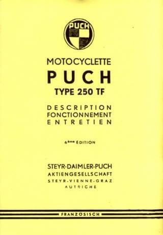 Puch 250 TF, Description, Fonctionnement, Entretien