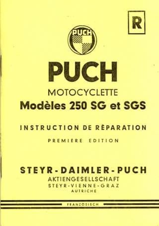 Puch 250 SG et SGS, Instruction de Rèparation