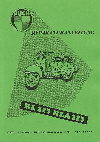 Puch 125 RL, RLA, Reparaturanleitung