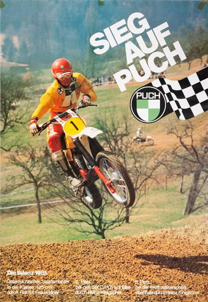 Sieg auf Puch 1981 Poster