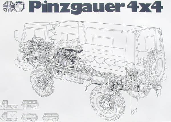 Puch Pinzgauer 4 x 4 Poster