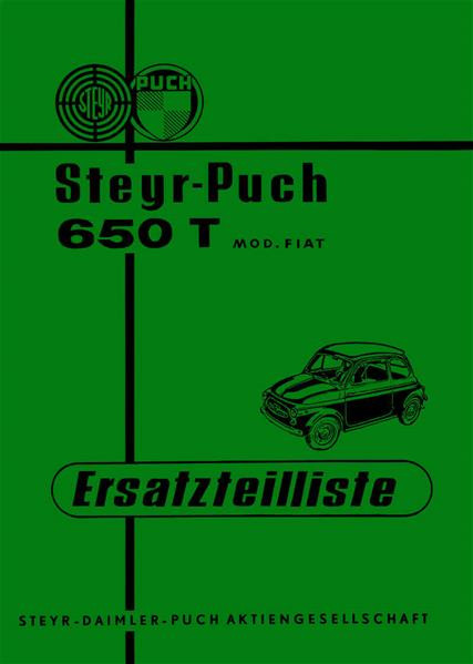 Puch 650 T Ersatzteilkatalog