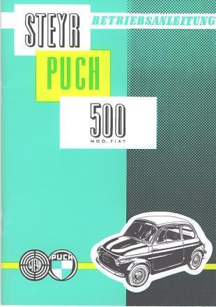 Puch 500, Betriebsanleitung