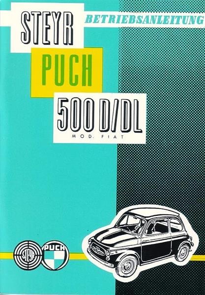 Puch 500 D/DL Mod.Fiat, Betriebsanleitung