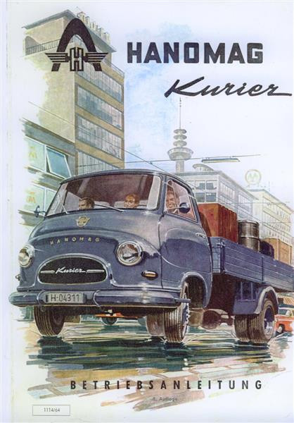 Hanomag Schnell-Lastwagen Kurier, Betriebsanleitung