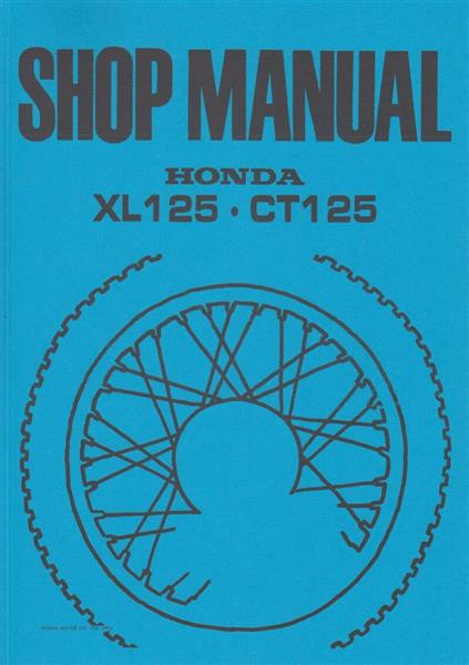 Honda XL125 CT125 Shop Manual