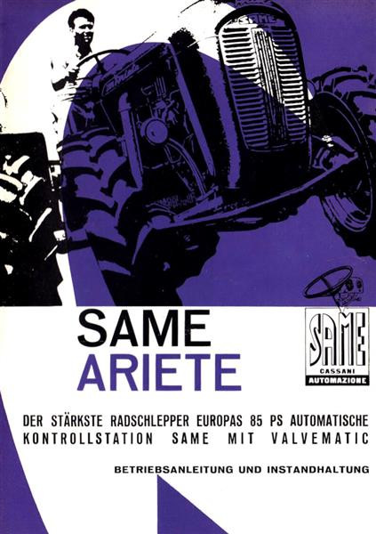 Same Ariete Betriebsanleitung