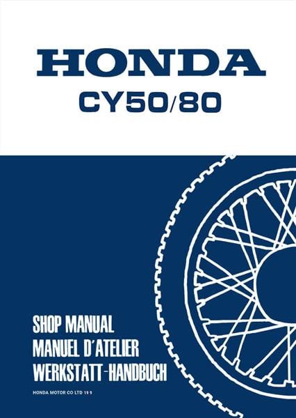 Honda CY50 CY80 Werkstatthandbuch