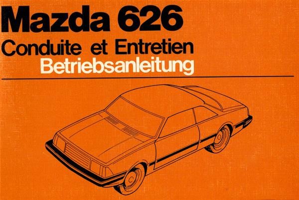 Mazda 626, Betriebsanleitung