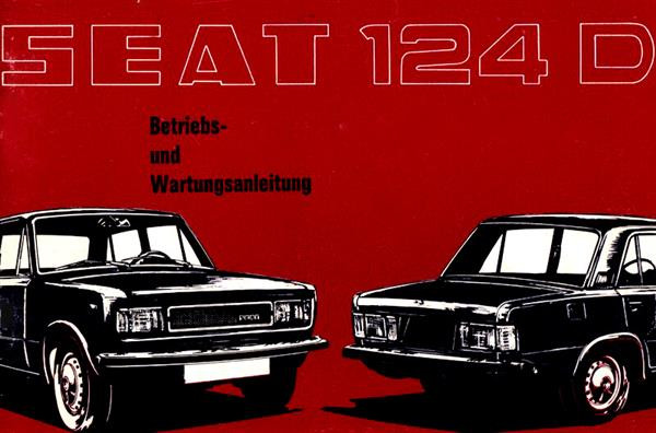 Seat 124 D, Betriebsanleitung